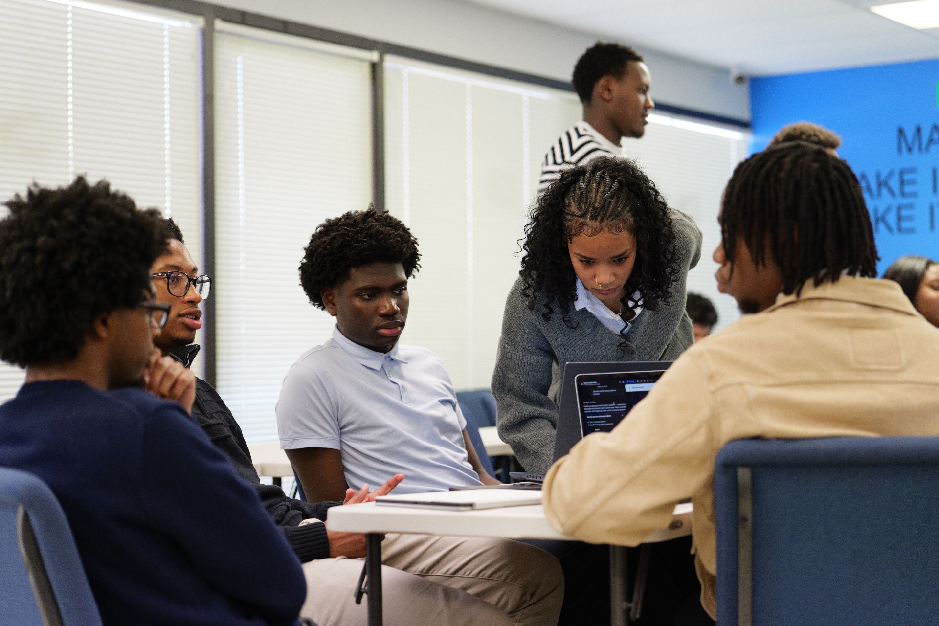 SecureCell participants collaborating on a hackathon challenge